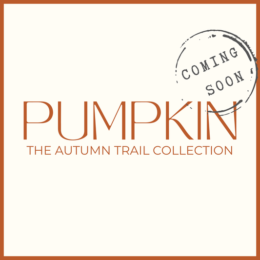 Promotional graphic for 'Pumpkin: The Autumn Trail Collection' with a 'Coming Soon' stamp.